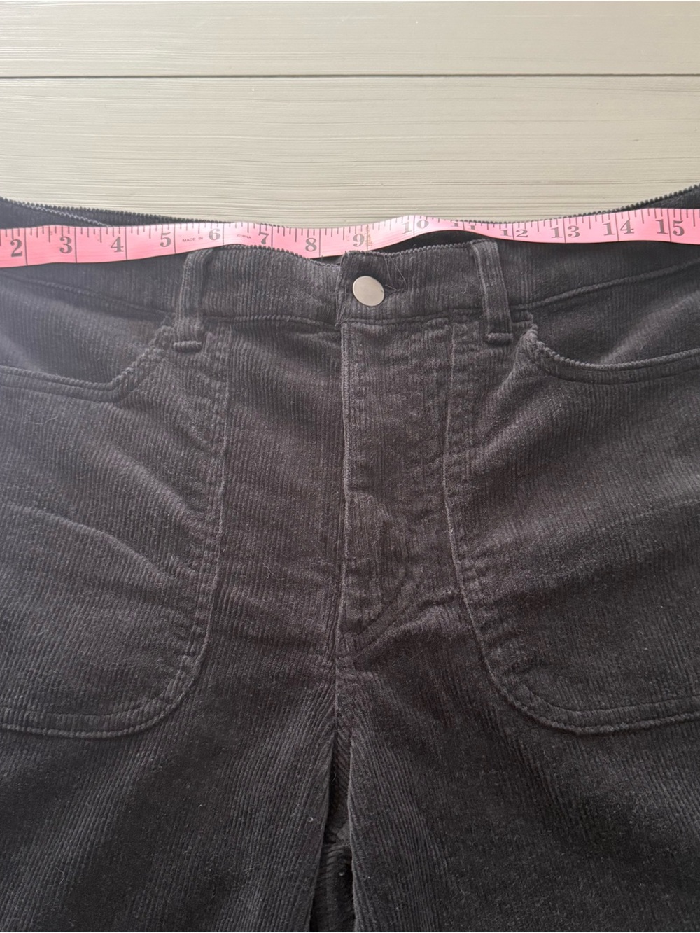Quince black corduroy pants